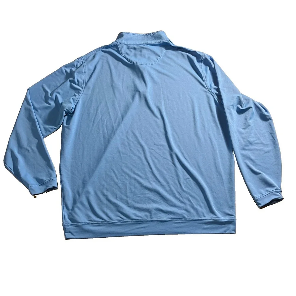 Masters by Peter Millar Long Sleeve Quarter Zip Size XXL Light Blue